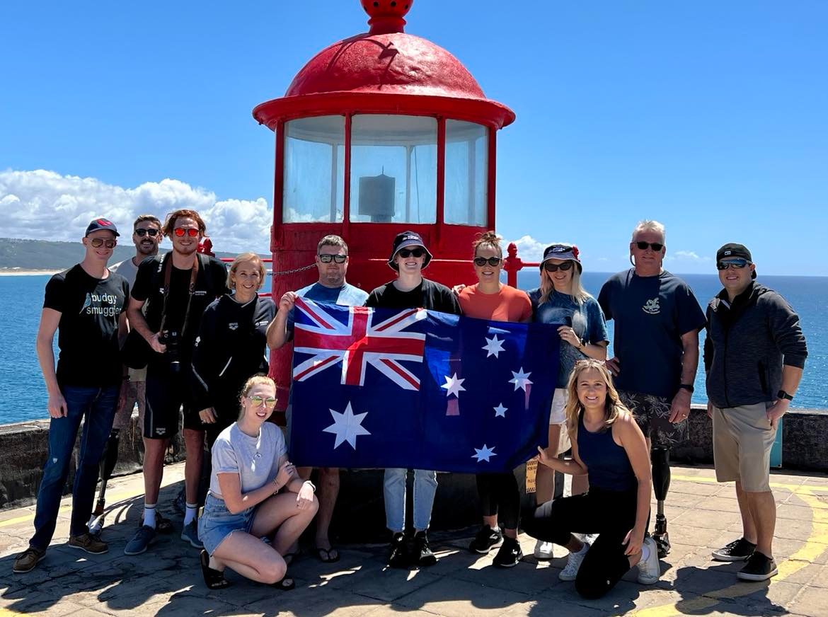Photo of Wendy with Aus Swimming Para team